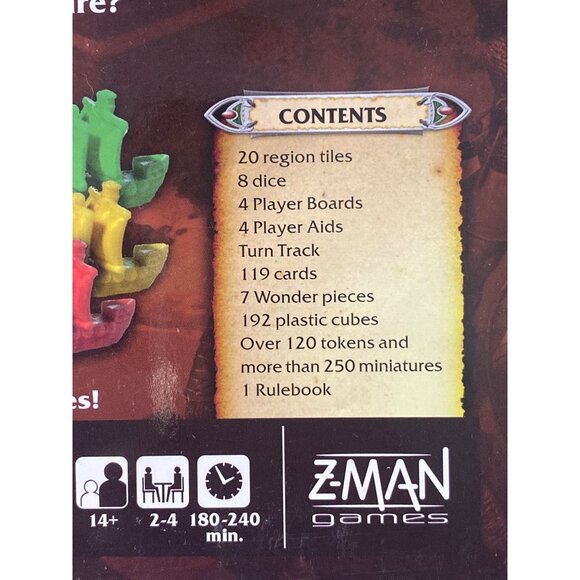 Clash Of Cultures Board Game By Z-Man Games - Picture 7 of 16